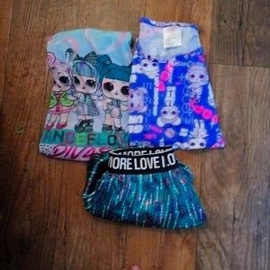 2 shirts and a skirt